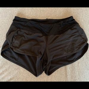 LULULEMON - Black running shorts